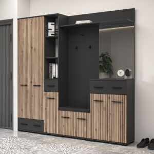 Прихожа Амбре (антрацит)