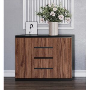 Комод 2Д4Ш Фріда (чорний)