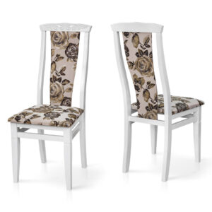 Стілець обідній Чумак-2, білий/Роза (М)