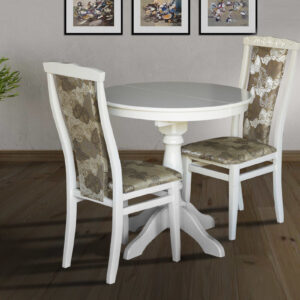 Стіл Чумак-2 розкл (D=80)+30), слон кістка (М)