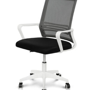 Стілець офісний Веб, чорний/білий (М)