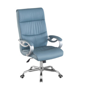 Стілець офісний Ентер ЛАЙТ, сіро-блакитний (М)