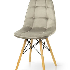 Стілець ДЖАСТІН, велюр пісочний (М)
