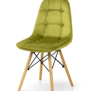 Стілець ДЖАСТІН, велюр оливковий (М)